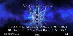 Metallica program az Apocalpytica-tol a Barba Negra Red Stage-en